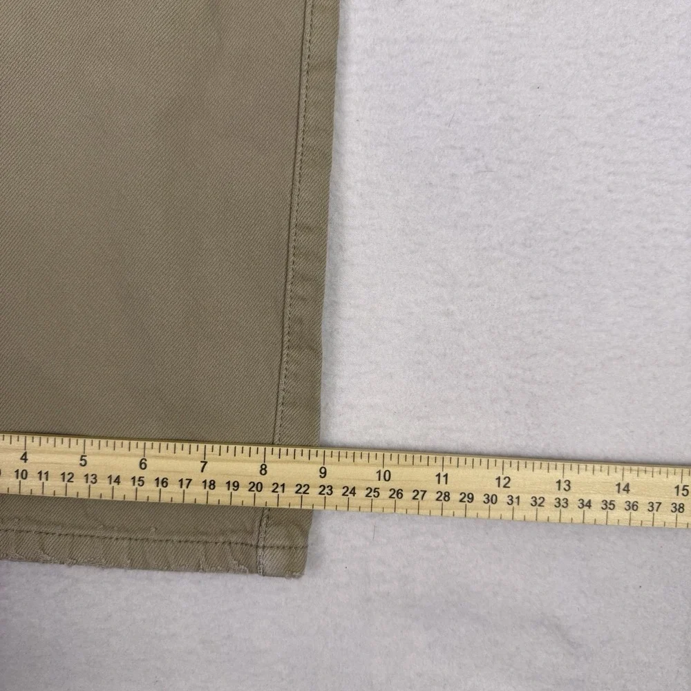 Vtg Levi's 501 Tan Khaki Twill Jeans Made in USA Mens 36x32 Button‎ Fly